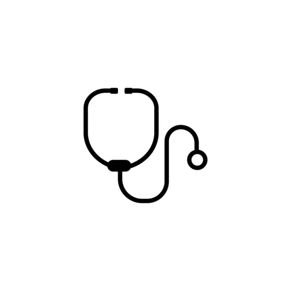 Stethoscope Icon Design Template Vector — Stock Vector