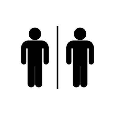 Sosyal uzaklık sembolü. Şablon vektörü tasarla