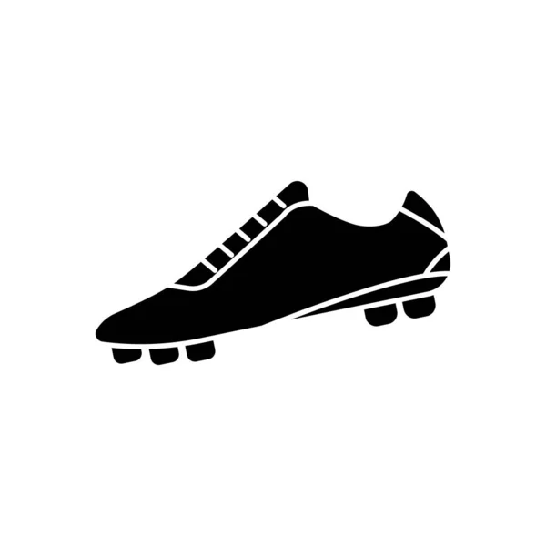 Bottes Football Icône Modèle Vectoriel Conception — Image vectorielle