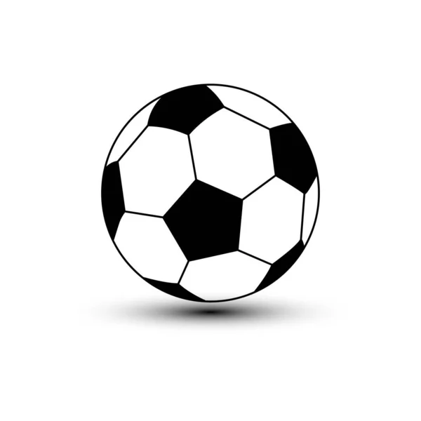 Futbol topu ikonu. Şablon vektörü tasarla
