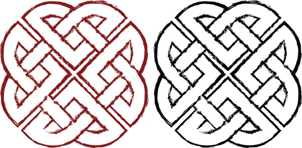 Stilize celtic knot — Stok Vektör