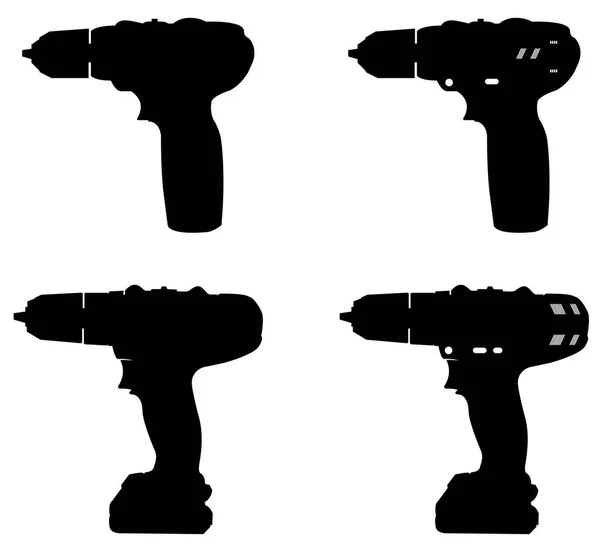 Acumulator drill set — Stockvector