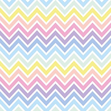 Pastel renklerin çok renkli zigzag çizgilerinin zarif soyut arkaplanı. Tasarım için arka plan, şablon. Şekerleme Rengi