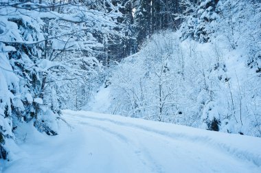 Kış yol kar yağışı sonra