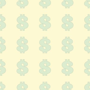 dolar işareti ile Seamless Modeli