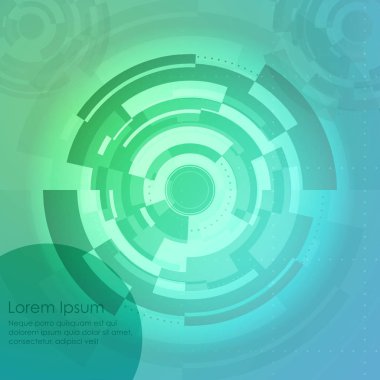 Soyut vektör dijital teknoloji arka plan