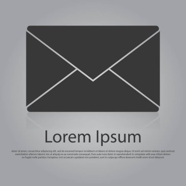 E-posta kavramının vektör simgesi