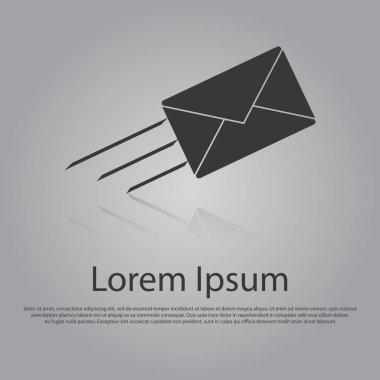 E-posta kavramının vektör simgesi