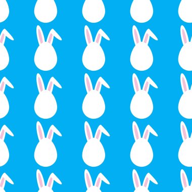 Tavşan yumurta şeklinde ile Seamless Paskalya modeli 