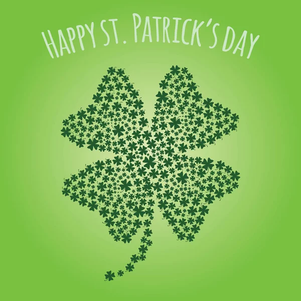 Happy Saint Patrick day card — Stock Vector