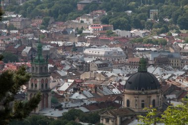 Ukrayna Lviv Panorama Eski Şehir