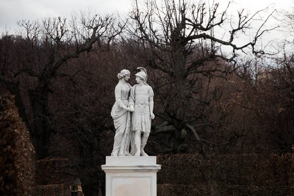 Wien Österrike Monument Figurer Statyer — Stockfoto