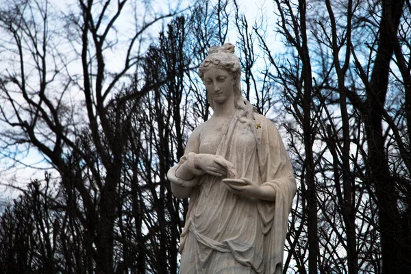 Wien Österrike Monument Figurer Statyer — Stockfoto