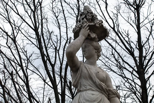 Wien Österrike Monument Figurer Statyer — Stockfoto