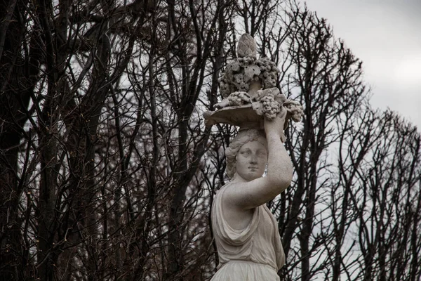 Wien Österrike Monument Figurer Statyer — Stockfoto