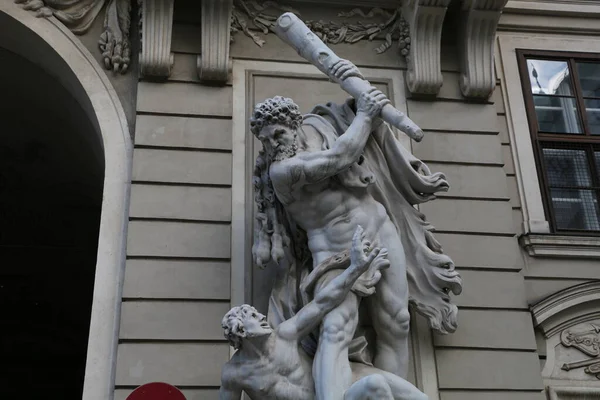 Vienna Austria Monuments Figures Statues — Stock Photo, Image