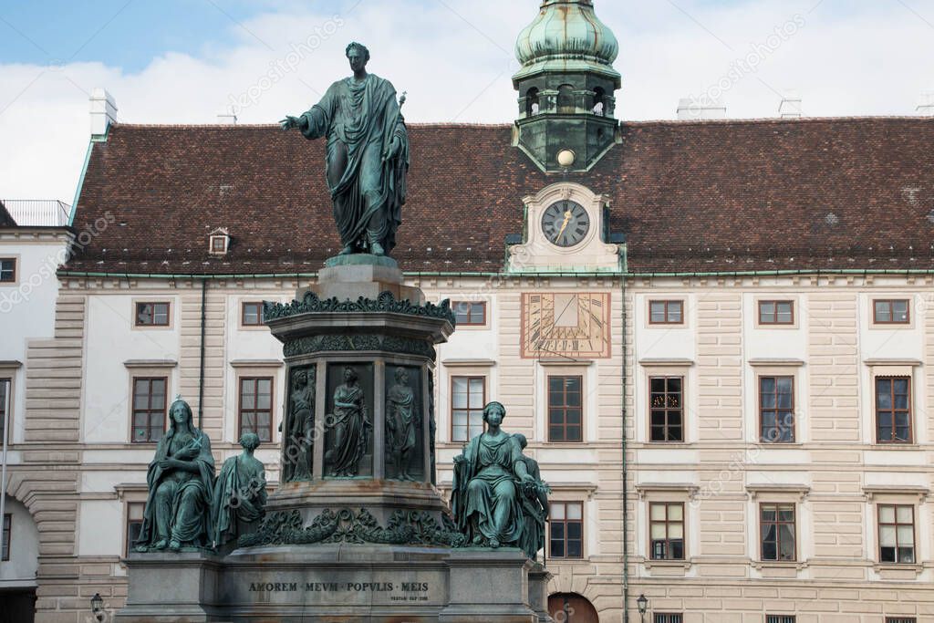 Vienna Austria Monuments Figures Statues
