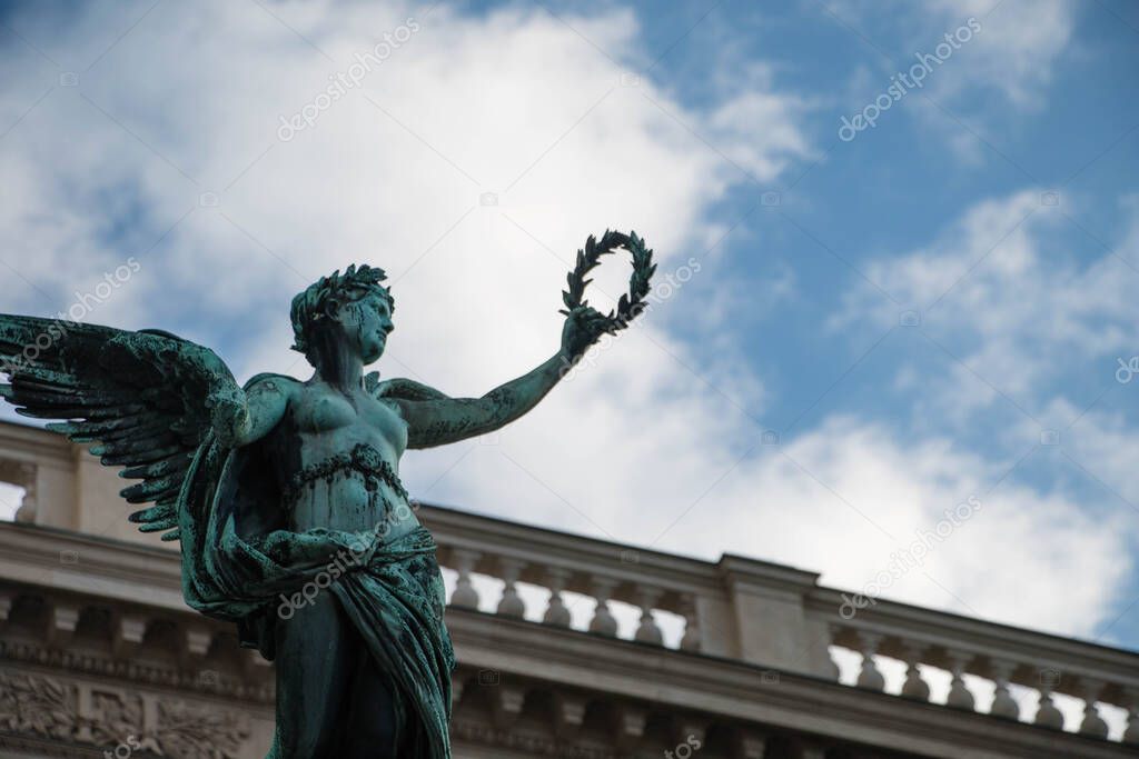 Vienna Austria Monuments Figures Statues