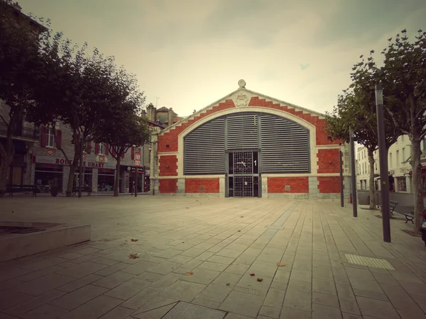 Biarritz Französisch Stadt Markt Gebäude — Stockfoto