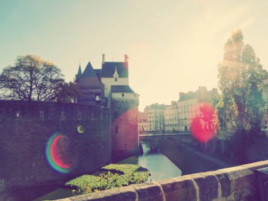 Park ve kale Nantes Brittany Dükü