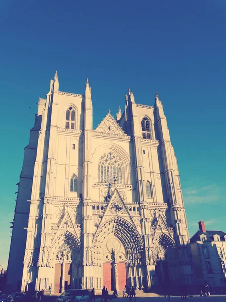 Catedral de Nantes Francia Icono artístico —  Fotos de Stock