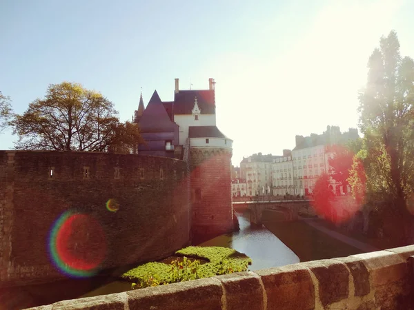 Parque y Castillo de los Duques de Bretaña en Nantes —  Fotos de Stock