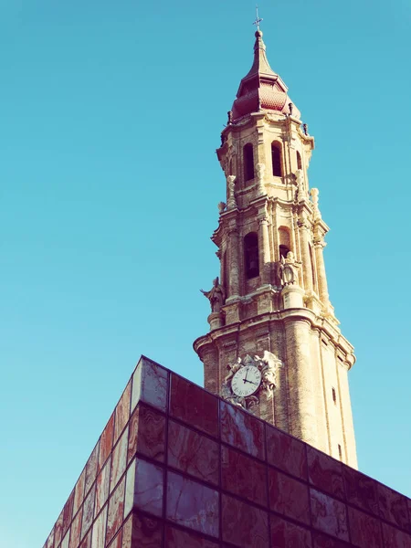 La Seo-kathedraal in Zaragoza Spanje — Stockfoto