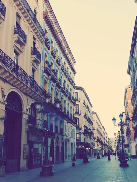 Zaragoza Streets Architecture Detail Winter — Stock Photo, Image