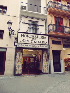 Turistik yer Valencia İspanya Horchata Dükkanı