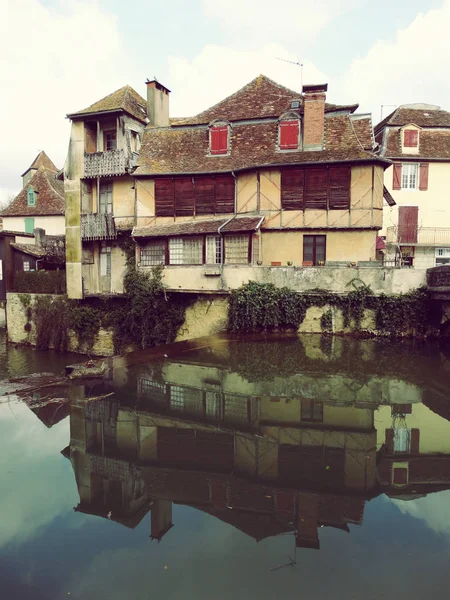 Navarrenx Village em França — Fotografia de Stock