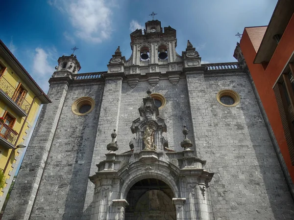 Tolosa Köyü Bask Ülkesi İspanya Saint Mary Kilisesi — Stok fotoğraf