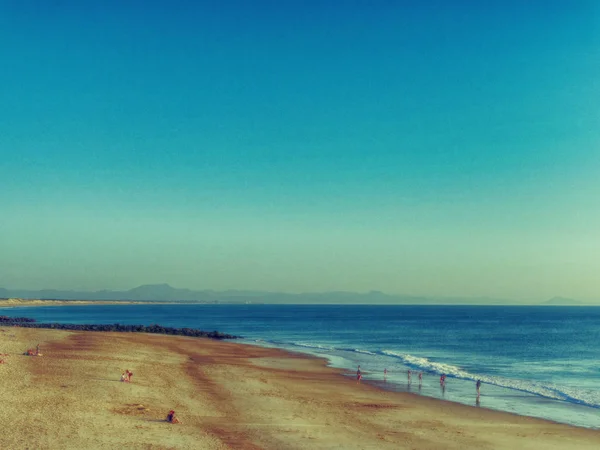 Capbreto Beach stupefacente costa atlantica Punto di vista — Foto Stock