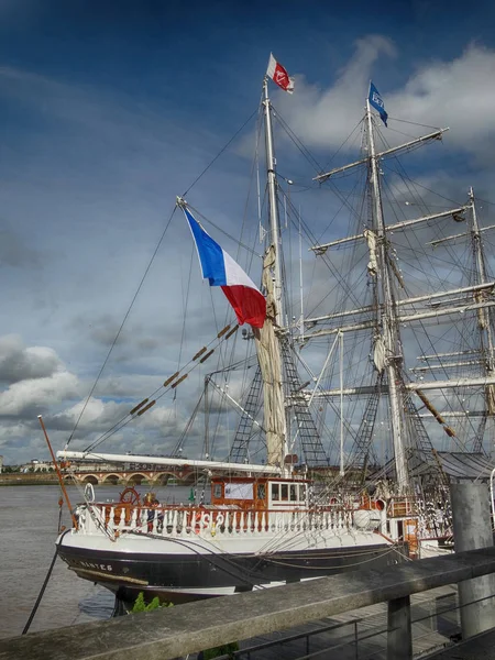 Tall Ships på River Festival i Bordeaux Frankrike — Stockfoto