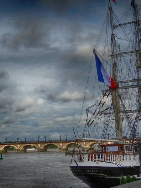 Tall Ships på River Festival i Bordeaux Frankrike — Stockfoto