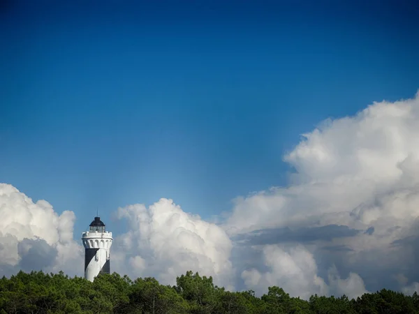 Contis Phare Lighthouse in France — Φωτογραφία Αρχείου