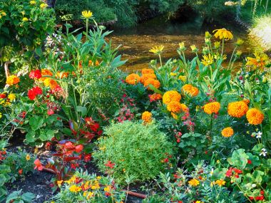Massey Park Tarbes Fransa çiçeklere