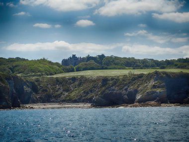 Hendaye Chateau d kıyıdan Abbadie