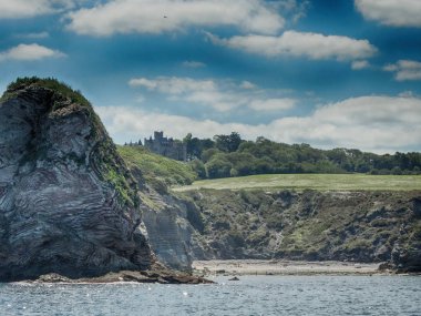 Hendaye Chateau d kıyıdan Abbadie