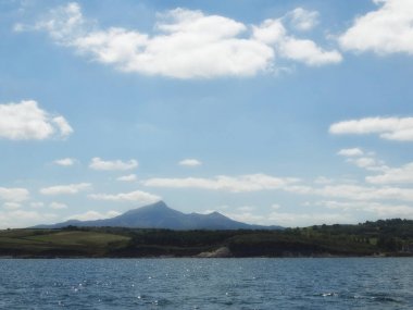 La Kişilik dağ manzarası deniz görünümü