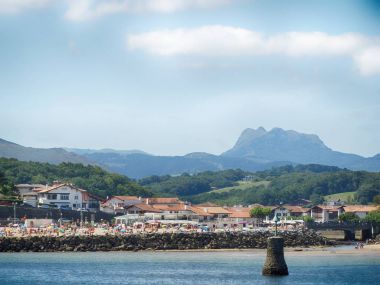 Sokoa Beach, Saint Jean De Luz Güney Fransa Atlantik kıyılarında