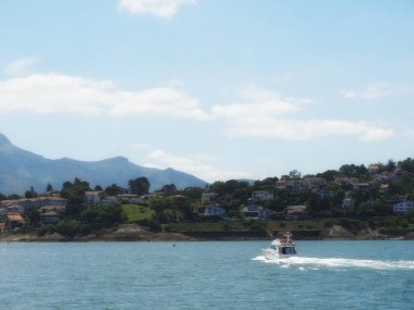 Saint Jean De Luz Bay Sokoa Güney Fransa Atlantic Coast içinde aradı.