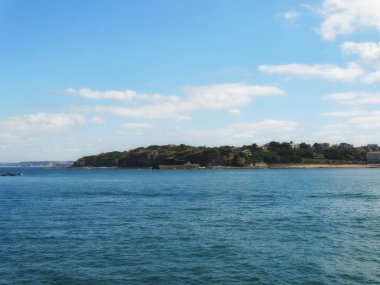 Saint Jean De Luz Bay Güney Fransa Atlantik kıyılarında