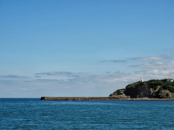 Saint Jean De Luz κόλπο στη Νότια Γαλλία ΑΤΛΑΝΤΙΚΟΥ — Φωτογραφία Αρχείου