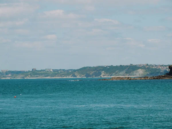 Saint Jean De Luz Sahili Güney Fransa Atlantik Kıyısı