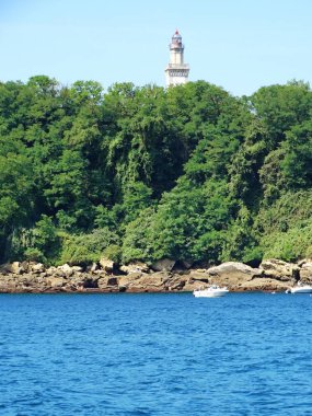 Cape Higuer deniz feneri Coast yazın 