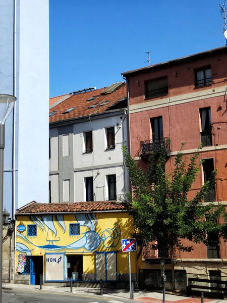 Straßenkunst im Baskenland Bilbao — Stockfoto