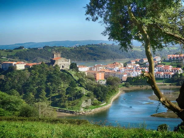 San Vicente de la Barquera Village in Cantabria Spain
