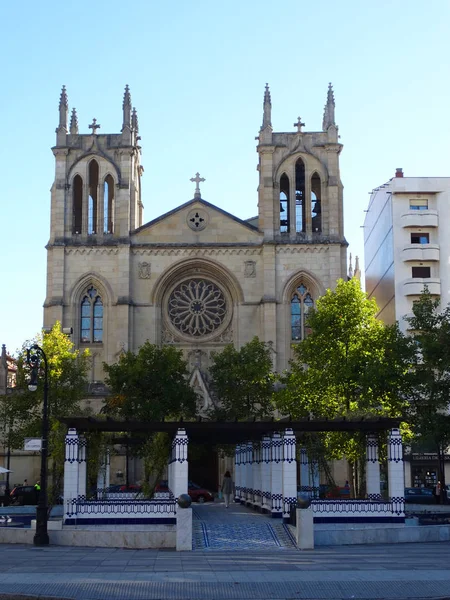 Kościół San Lorenzo w Gijon, Hiszpania — Zdjęcie stockowe