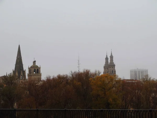 Skyline Towers City Logrono Rioja — Stock Photo, Image