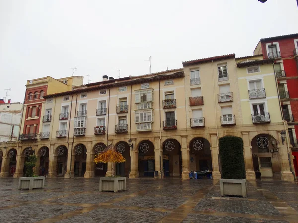Downtown Square Situado Logrono Rioja España —  Fotos de Stock